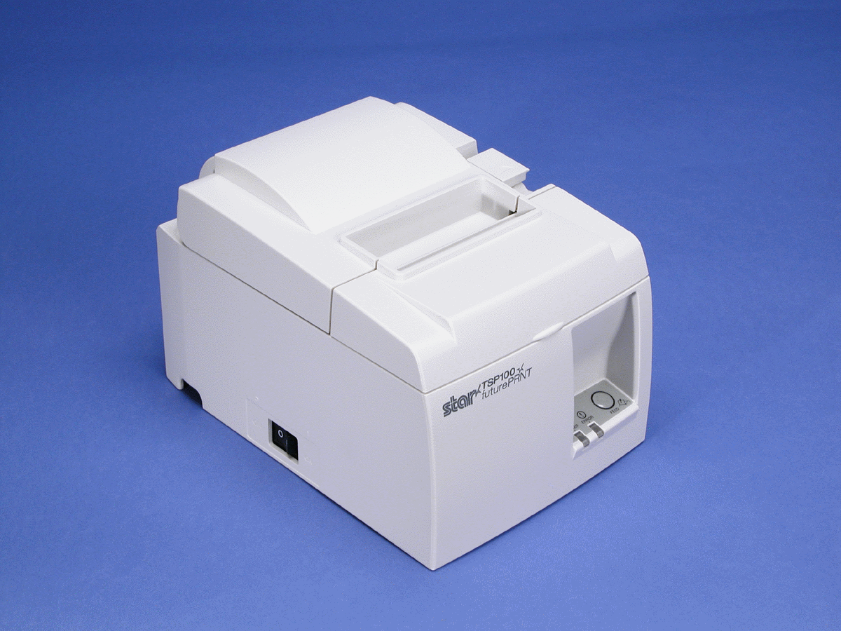 TSP143L - Ethernet, White, Autocutter