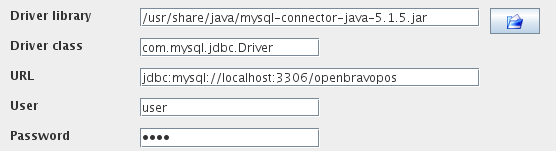 Openbravo POS configuration.